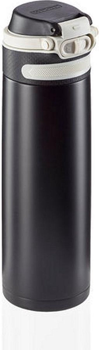 Leifheit - Flip Isoleerbeker 600 ml - Zwart