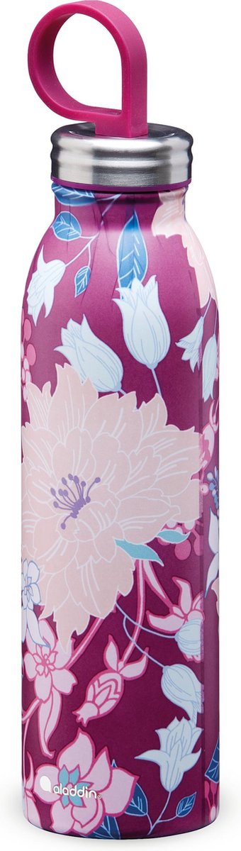 Thermavac Waterfles Chilled 550 ml X Naito Dahlia Berry