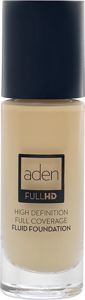 Full HD Fluid Foundation Ivory Aden Cosmetics