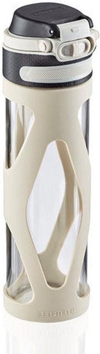 Leifheit 3255 Flip Glazen Drinkfles 600 ml Wit