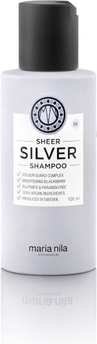 Maria Nila - Sheer Silver Shampoo - Shampoo neutralizing yellow tones of hair (L)