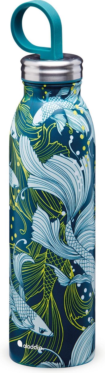 Thermavac Waterfles Chilled 550 ml X Naito Goldfish Green