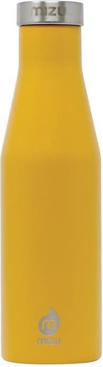 Mizu Thermosfles S4 Harvest Gold RVS Thermosbeker 400 ml - Geel