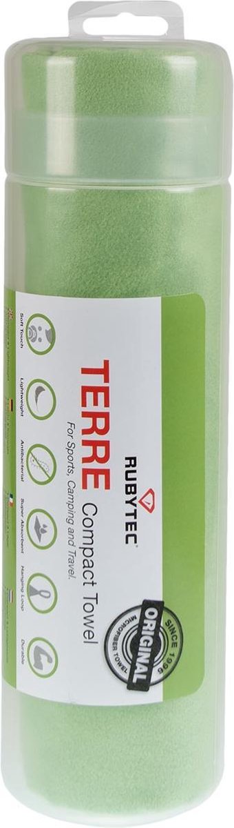 RUBYTEC Terre Compact Handdoek - L - Groen
