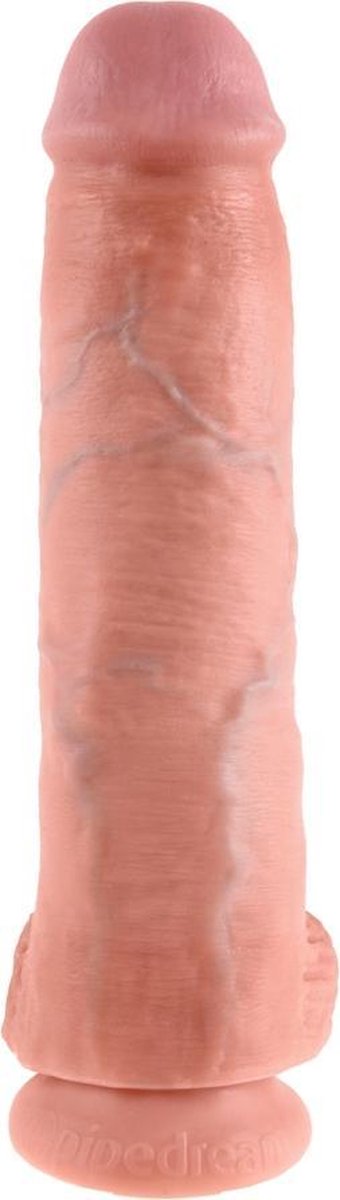 Pipedream King Cock Realistische Dildo met Ballen en Zuignap - beige - 28 cm
