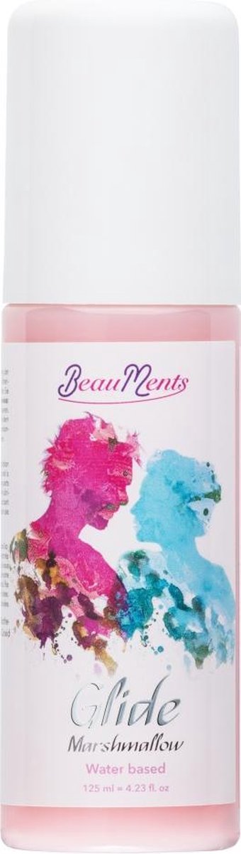 BeauMents Glijmiddel Glide Marshmallow (water based) 125 ml Roze