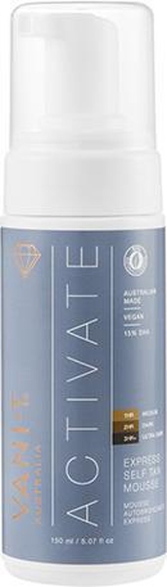 VANI-T ACTIVATE Express Zelfbruiner Dark VEGAN mousse -150ml