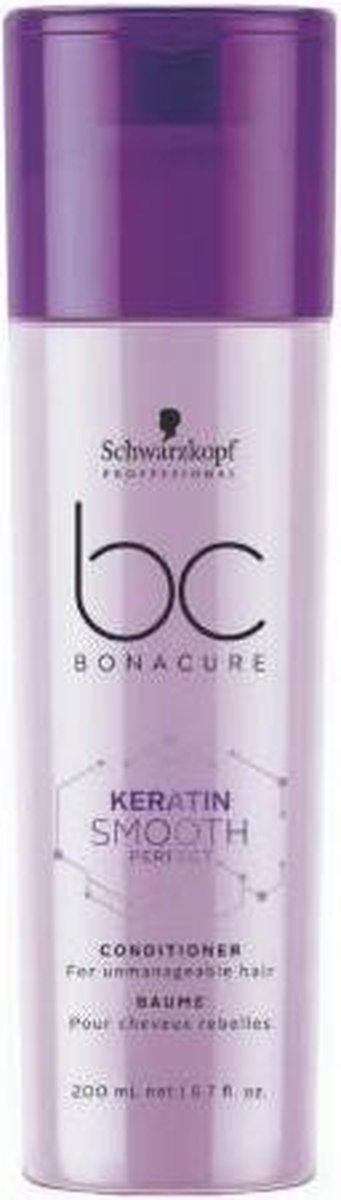 MULTI BUNDEL 2 stuks Schwarzkopf Bc Keratin Smooth Perfect Conditioner 200ml