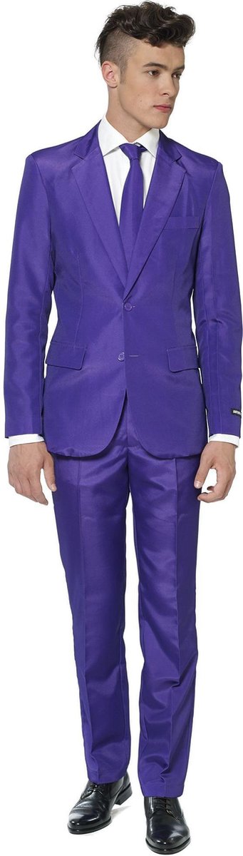 Suitmeister Purple - Mannen Kostuum - Paars - Feest - Maat 2XL