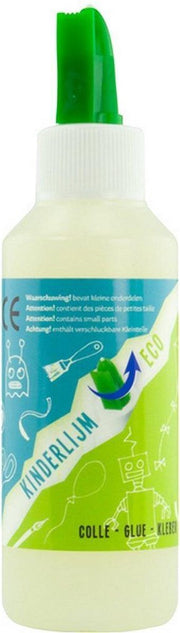 Kinderlijm Eco Kangaro 100 ml - Dextrine fles met lijmspatel