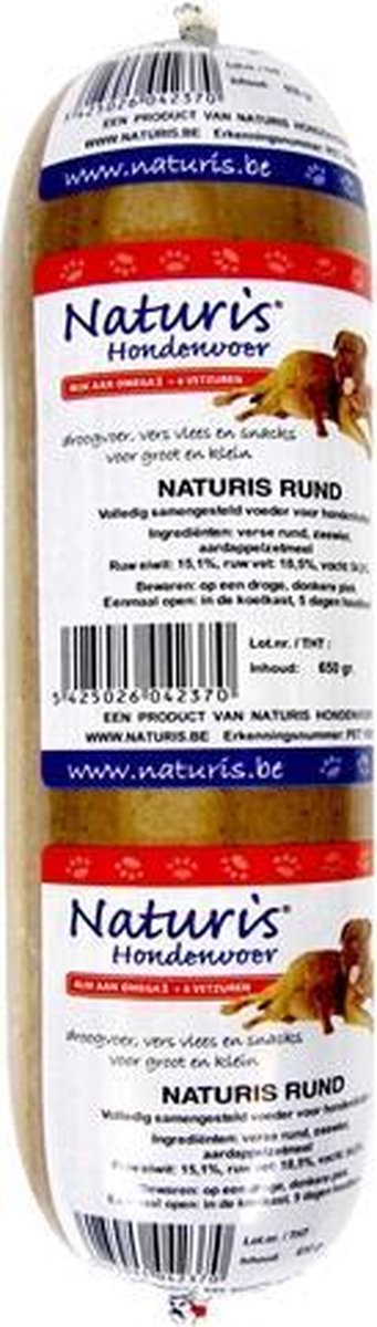 Naturis houdbaar rund - 650 gr - 1 stuks
