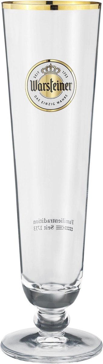 Warsteiner Bierglazen Op Voet 20 cl - 6 Stuks