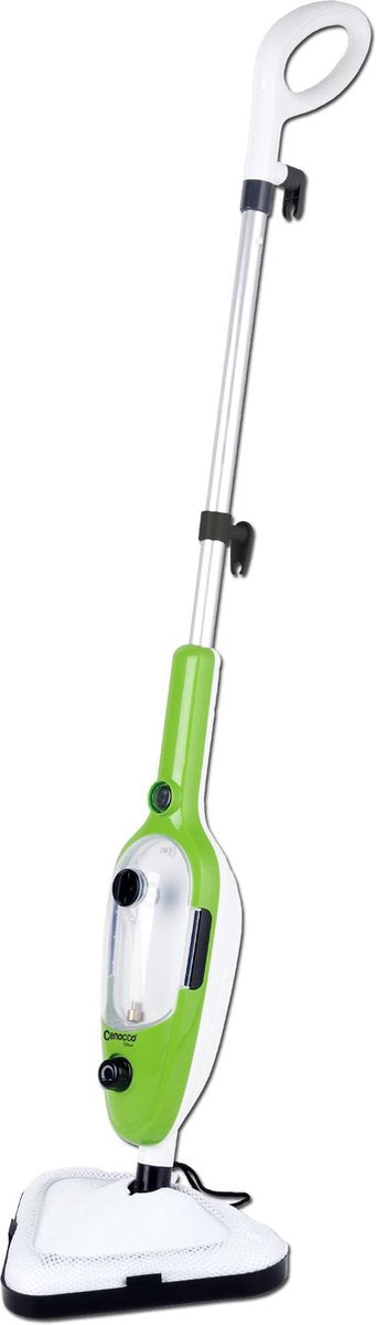 Cenocco: 8-1 Multifunctionele Stoomreiniger Groen - 1300W - Krachtige Stoomreiniger - Stoom Mop - Steam Cleaner - 1050W - Inclusief 8 Accessoires