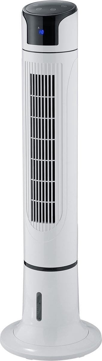 Ventilator - Torna Briskon - Torenventilator - Afstandsbediening - Timer - Staand - Rond - Mat Wit - Kunststof