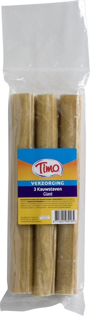 Timo Rund Kauwstaaf Rund 25 cm 3 stuks Giant