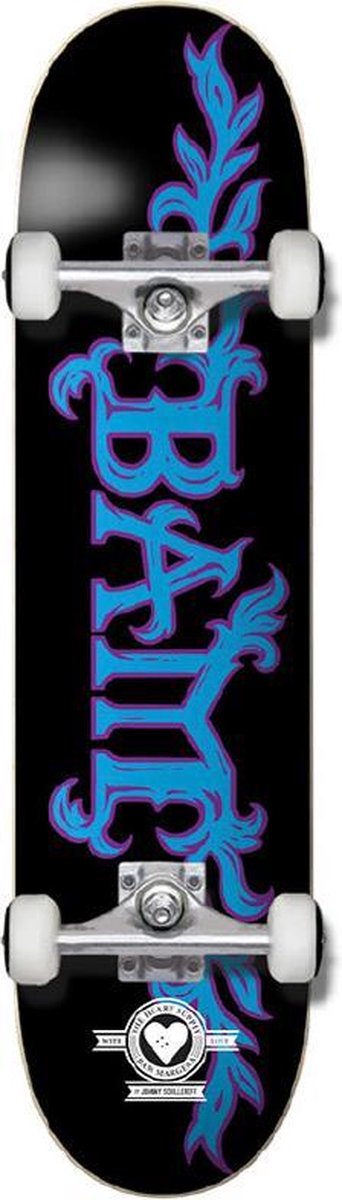 Compleet Skateboard Heart Supply Bam Margera Growth Pro Black/Blue 7.75