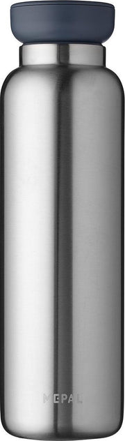 Mepal – Isoleerfles Ellipse 900 ml – houdt je drankje 12 uur warm en 24 uur koud – Natural brushed – Geschikt voor bruiswater – Thermosfles – lekdicht
