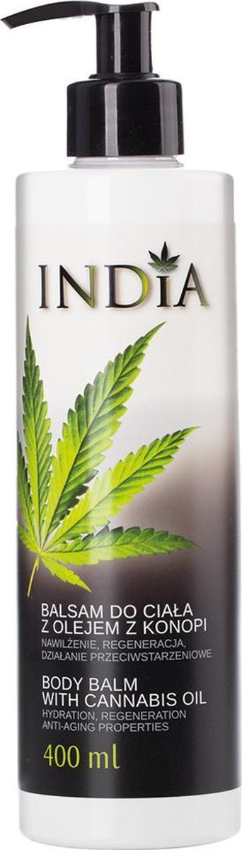 India Cosmetics Bodybalsem met hennepolie 400 ml