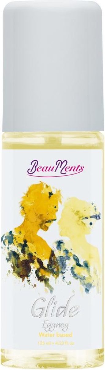 BeauMents Glijmiddel Glide Eggnog (water based) 125 ml Transparant