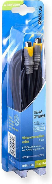 Bandridge VVL6602 S-videokabel 2 m S-Video (4-pin) Zwart