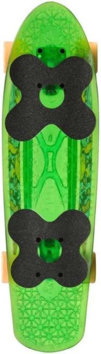 Skateboard Spicy Sabrina Elite Transpirant - Penny board - Mini Cruiser - Penny board jongens - Penny board meisjes -  Skateboard kinderen - Skateboard jongens - Skateboard volwassenen - Skateboard meisjes - Groen - 58