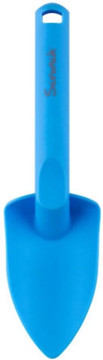 Scrunch bucket blauw + schepje