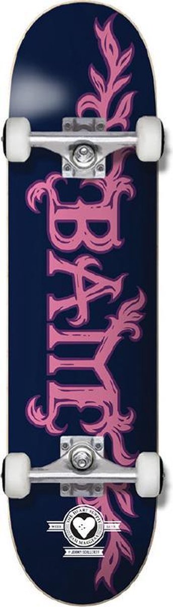 Compleet Skateboard Heart Supply Bam Margera Growth Pro Blue/Pink 8.0