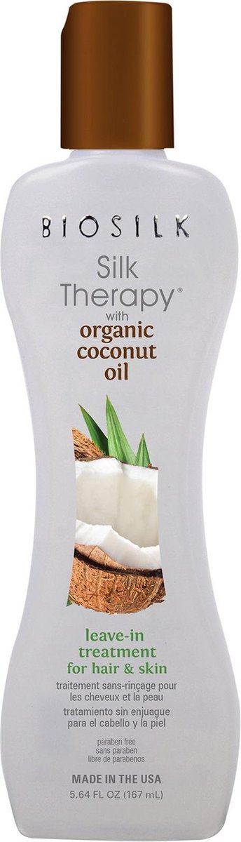BioSilk Silk Therapy Coconut Oil Leave in Treatment  -167ml