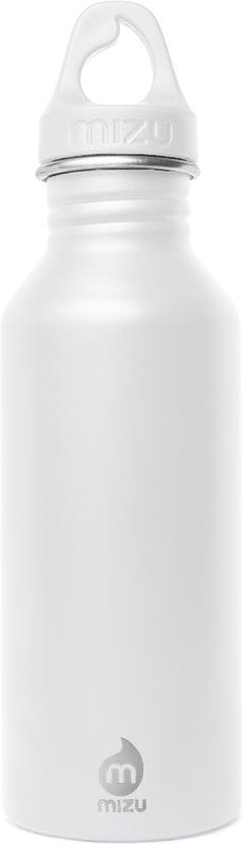 Mizu Drinkfles M5 White Duurzame RVS Waterfles 500 ml - Wit