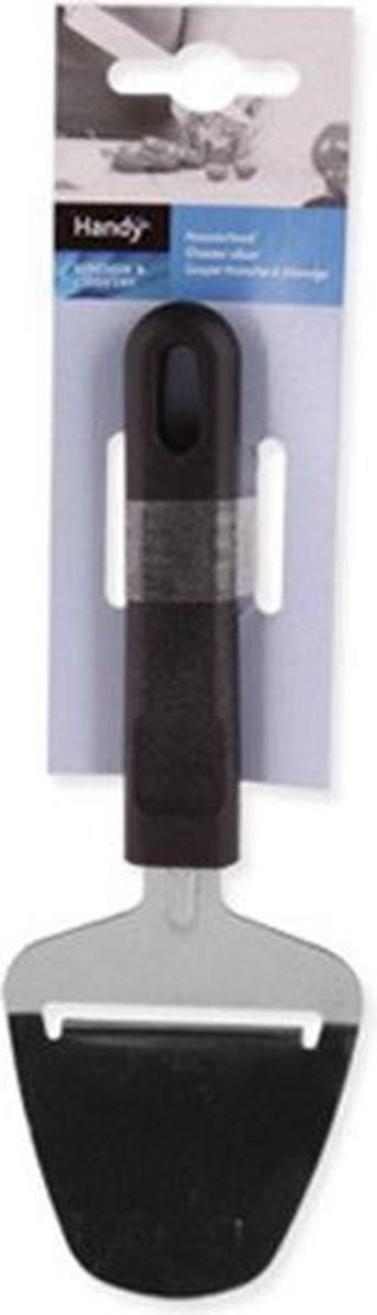Handy kaasschaaf Zwarte greep - Zilver - RVS / Kunststof