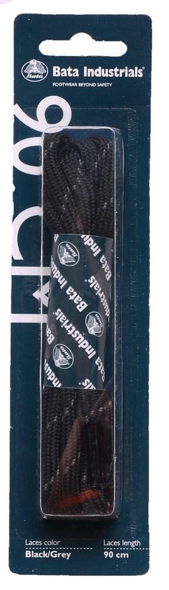 Bata  Europe Laces Laces 90 cm zwart /grijs