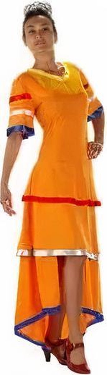 Verhaak Verkleedjurk Spaans Dames Polyester Oranje Maat Xxl