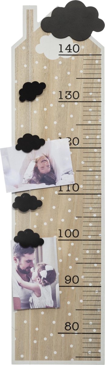 Atmosphera Kindermeetlat - Groeimeter - Houten meetlat 20 x 2