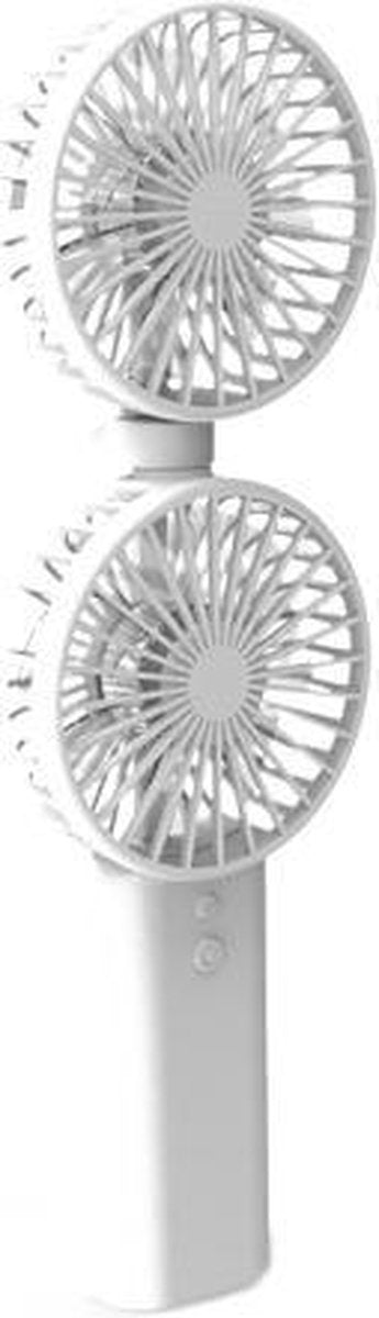 Draagbare handventilator Office Desktop Multifunctionele opvouwbare dubbele kleine ventilator