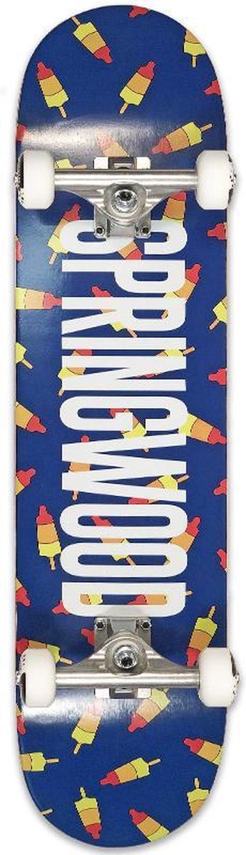 Compleet Skateboard Springwood Rocket Air Blue 7.75