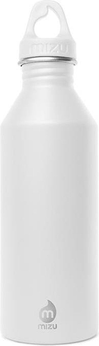 Mizu Drinkfles M8 Wit Duurzame RVS Waterfles 800 ml - BPA-vrij