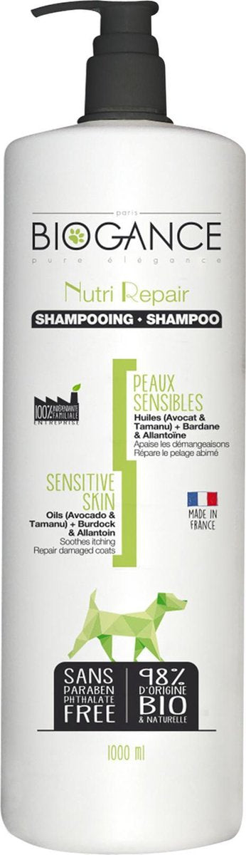 Biogance hond gevoelige huid shampoo 1l