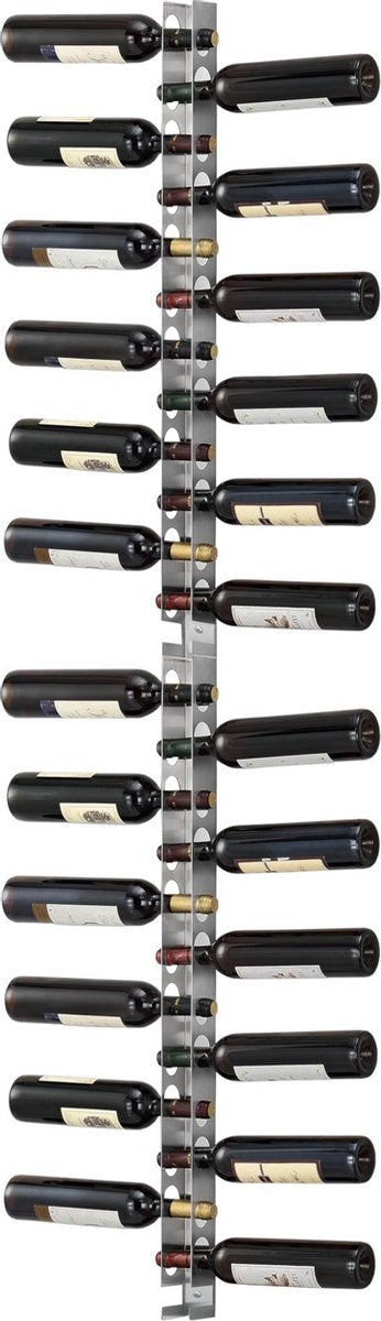 Wijnrek Pfalz voor 24 flessen wandmontage 200x5x7 cm