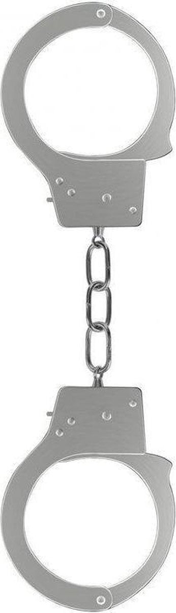 OUCH! – Klassieke Beginners Handboeien voor Spannende Toevoeging met Veiligheids Knop – Zilver