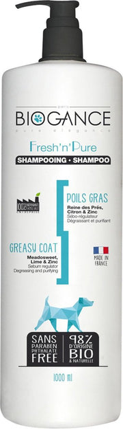 Biogance hond vette vacht shampoo 1l