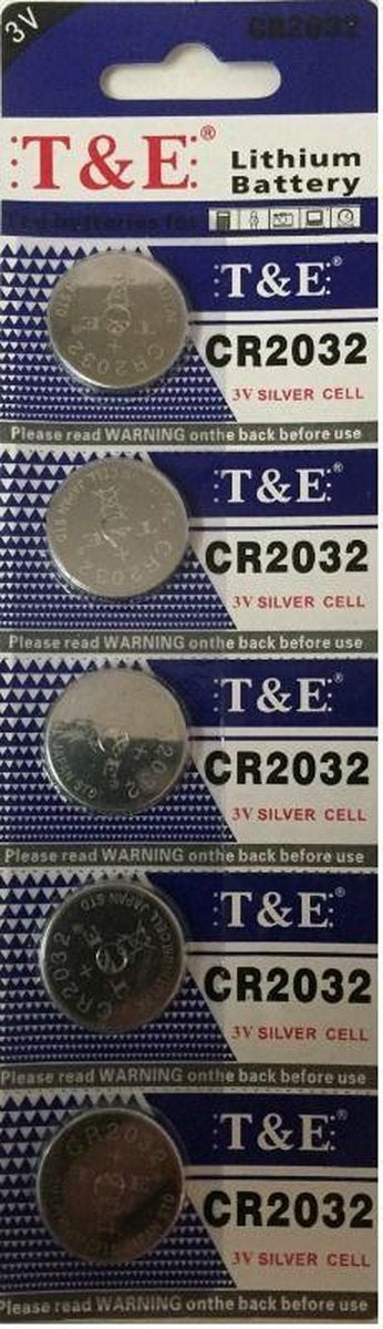 BATTERIES 5 UNITS PACK CR2032 (3V)