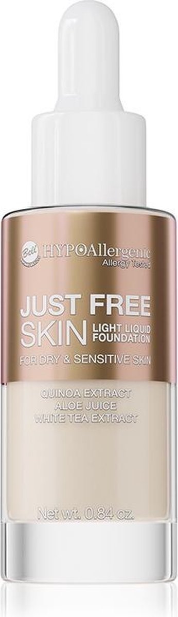 Hypoallergenic – Hypoallergene Just Free Skin Light Liquid Foundation #01 Light
