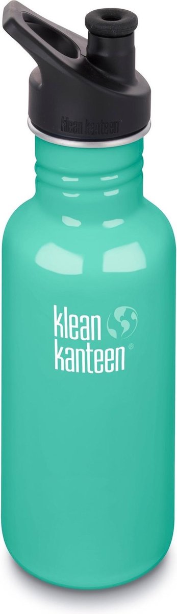 Klean Kanteen Classic Drinkfles Sport Cap - Sea Crest - 532 ml