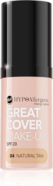 Hypoallergenic – Hypoallergene Great Cover Make-Up SPF 20 #04 Natural Tan