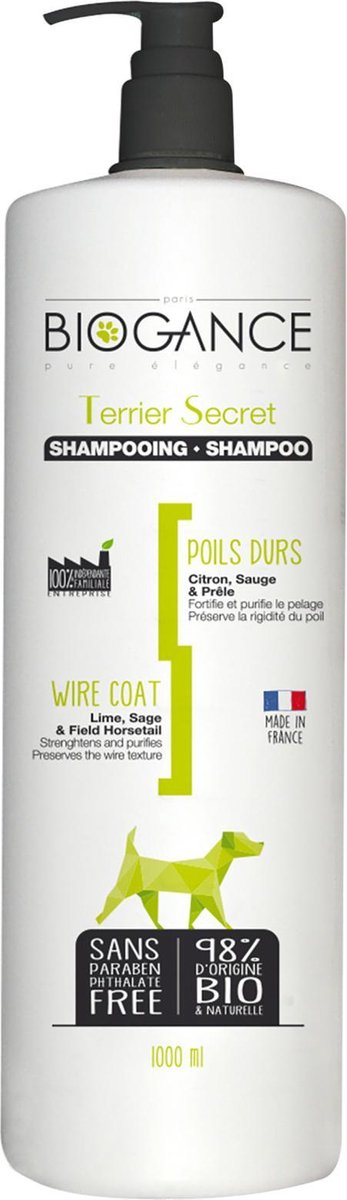 Biogance hond ruw haar shampoo 1l