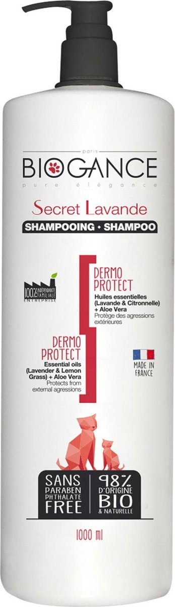 Biogance kat shampoo lavendel 1l
