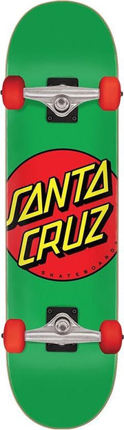 Santa Cruz Classic Dot 7.8 compleet skateboard green red