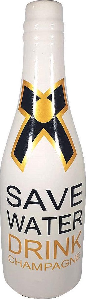 Champagne fles spaarpot 19 cm | Dieren Dierentuin Spaarpotten | Kinderen Jongens Meisjes Cadeau Kado | spaarpot jongen spaarpot meisje | spaarvarken |  spaarpot volwassenen