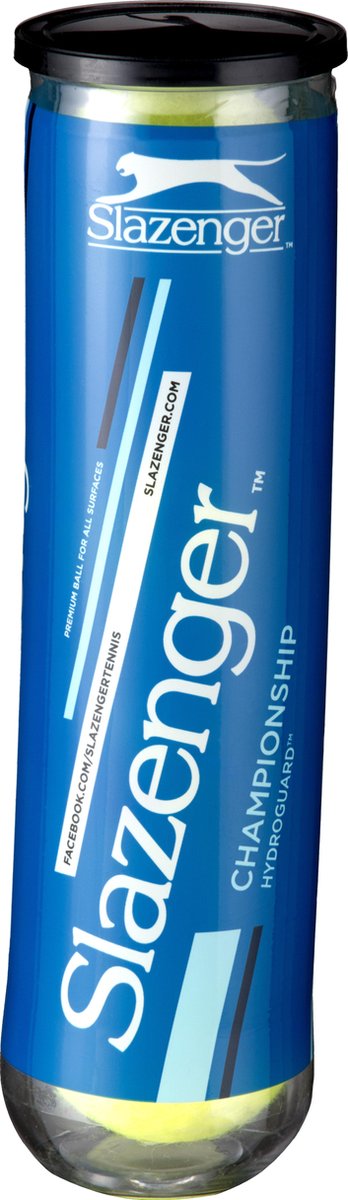 Slazenger Championship Hydroguard Tennisballen  - 4 stuks - geel