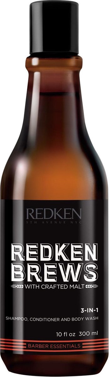 Redken - Brews - 3 in 1 Shampoo - 1000 ml